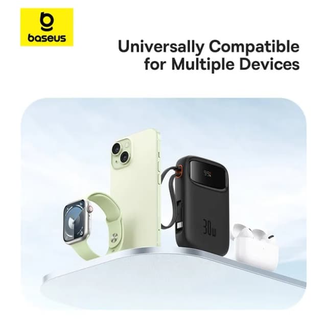 So sánh giá Pin sạc dự phòng Polymer 10000mAh Type C PD 30W Baseus Qpow 2 PPQD4-10C kèm Cáp Type C rẻ nhất? - Ảnh 8