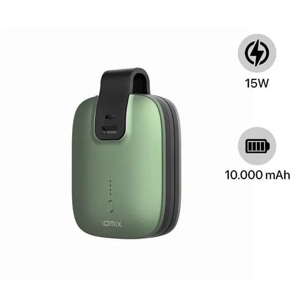 So sánh giá Pin sạc dự phòng Polymer 10000mAh Type C PD 35W IDMIX P15SE kèm cáp Type-C - Đen Hồng rẻ nhất? - Ảnh 18