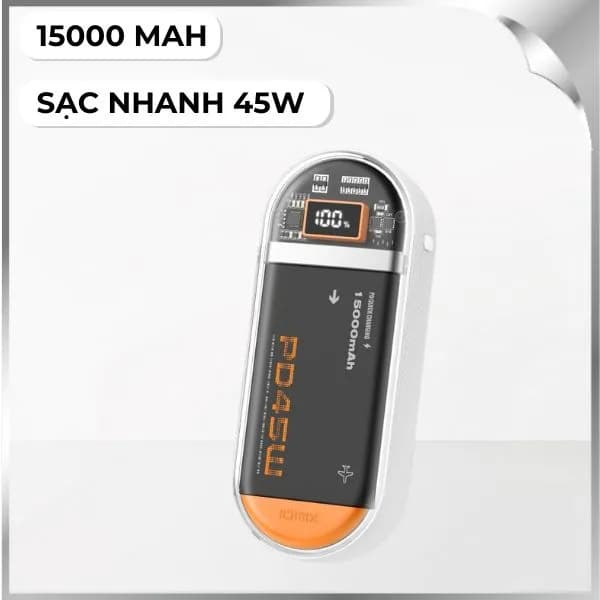 Top 1 so sánh giá Pin sạc dự phòng Polymer 10000mAh Type C PD 35W IDMIX P15SE kèm cáp Type-C - Xám - Tìm sản phẩm giá rẻ nhất - Ảnh 12