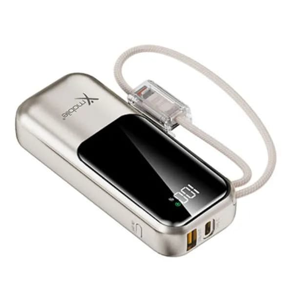 Pin sạc dự phòng Polymer 10000mAh Type C PD QC 3.0 22.5W Xmobile PocketGo DX592 kèm Cáp Lightning và Type C - Ảnh 2