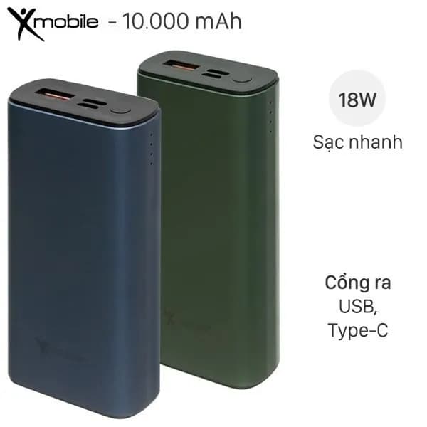 So sánh giá Pin sạc dự phòng Polymer 10000mAh Type C PD QC 3.0 45W Xmobile TFT JP381 kèm Cáp Type C - Tìm sản phẩm giá rẻ nhất - Ảnh 7