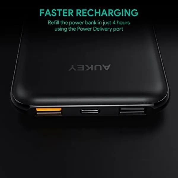 So sánh giá Pin sạc dự phòng Polymer 10000mAh Type C PD QC 3.0 15W Aukey PB-Y46 - Xám Bạc rẻ nhất? - Ảnh 16