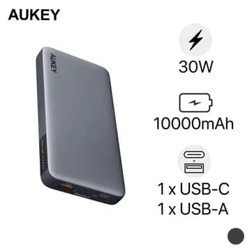 So sánh giá Pin sạc dự phòng Polymer 10000mAh Type C PD QC 3.0 15W Aukey PB-Y46 - Xám Đậm rẻ nhất? - Ảnh 19
