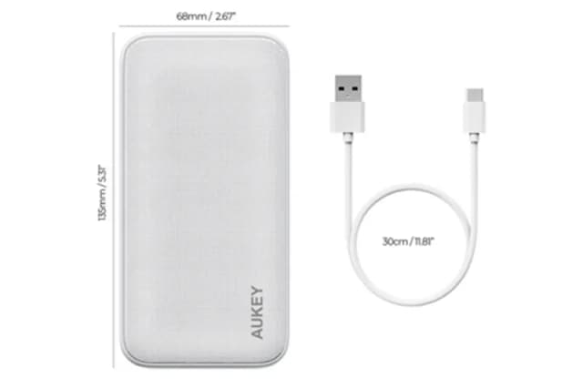 So sánh giá Pin sạc dự phòng Polymer 10000mAh Type C PD QC 3.0 15W Aukey PB-Y46 - Xám Đậm rẻ nhất? - Ảnh 20