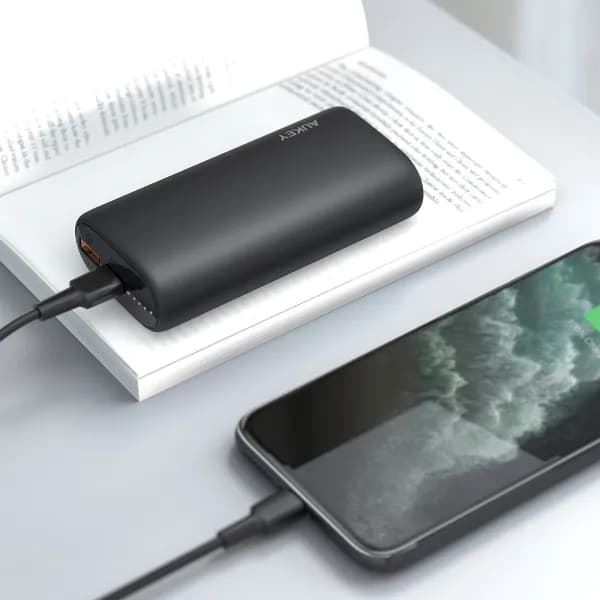 So sánh giá Pin sạc dự phòng Polymer 10000mAh Type C PD QC 3.0 15W Aukey PB-Y46 - Xám Đậm rẻ nhất? - Ảnh 9