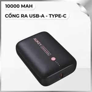 So sánh giá Pin sạc dự phòng Polymer 10000mAh Type C PD QC 3.0 20W Aukey PB-N83S - Đen rẻ nhất? - Ảnh 6