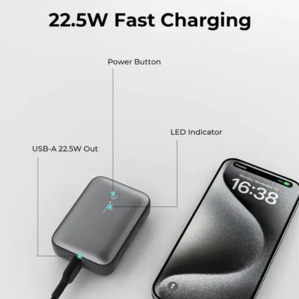 So sánh giá Pin sạc dự phòng Polymer 10000mAh Type C PD QC 3.0 20W Aukey PB-Y55 - Bạc rẻ nhất? - Ảnh 8