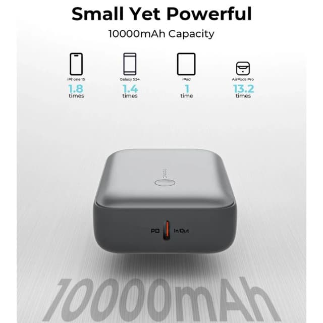 So sánh giá Pin sạc dự phòng Polymer 10000mAh Type C PD QC 3.0 20W Aukey PB-Y55 - Hồng rẻ nhất? - Ảnh 14