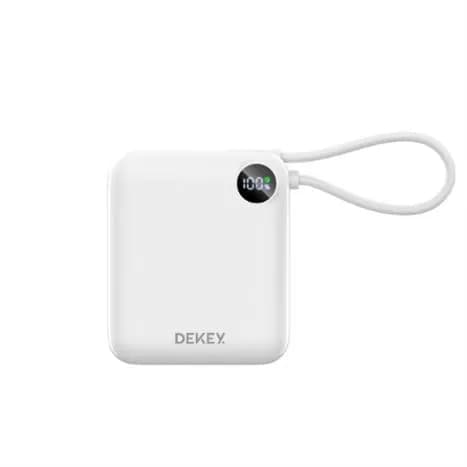 Pin sạc dự phòng Polymer 10000mAh Type-C QC 3.0 22.5W Dekey Power Pioneer P2786 kèm cáp Type-C - Trắng - Giá rẻ nhất hôm nay - Ảnh 2