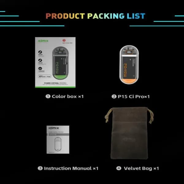 So sánh giá Pin sạc dự phòng Polymer 15000mAh Type C PD QC 45W IDMIX P15CIPRO kèm cáp Lightning và Type-C - Xám rẻ nhất? - Ảnh 18