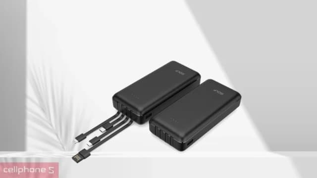 So sánh giá Pin sạc dự phòng Polymer 20000mAh Type C 10.5W Golf L206 kèm Cáp Type C rẻ nhất? - Ảnh 7