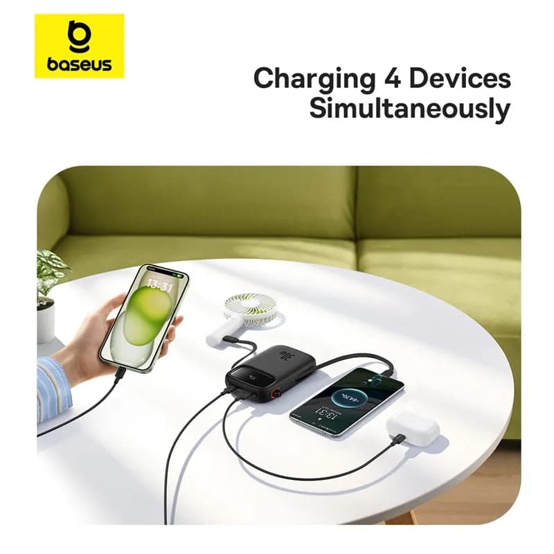Pin sạc dự phòng Polymer 20000mAh Type C PD 30W Baseus Qpow 2 PPQD4-20C kèm Cáp Type C - Giá rẻ nhất hôm nay - Ảnh 15
