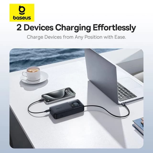 So sánh giá Pin sạc dự phòng Polymer 20000mAh Type C PD 65W Baseus Free2Pull PPLSC01-20 kèm cáp Type C rẻ nhất? - Ảnh 20