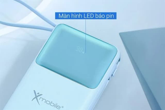 Top 1 so sánh giá Pin sạc dự phòng Polymer 20000mAh Type C PD QC 3.0 100W Xmobile TFT JP392 kèm Cáp Type C - Tìm sản phẩm giá rẻ nhất - Ảnh 6