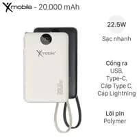 Pin sạc dự phòng Polymer 20000mAh Type C PD QC 3.0 22.5W Xmobile A16 - Giá rẻ nhất hôm nay - Ảnh 16