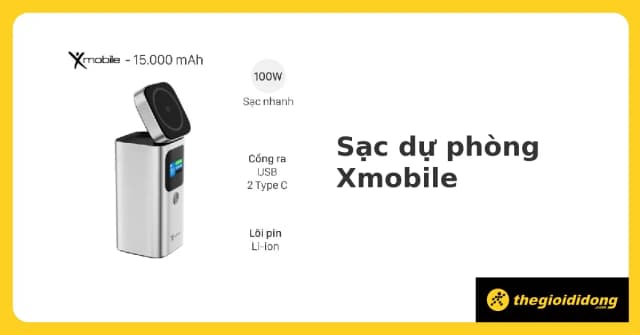 So sánh giá Pin sạc dự phòng Polymer 20000mAh Type C PD QC 3.0 22.5W Xmobile T178BLF tích hợp Adapter sạc rẻ nhất? - Ảnh 13