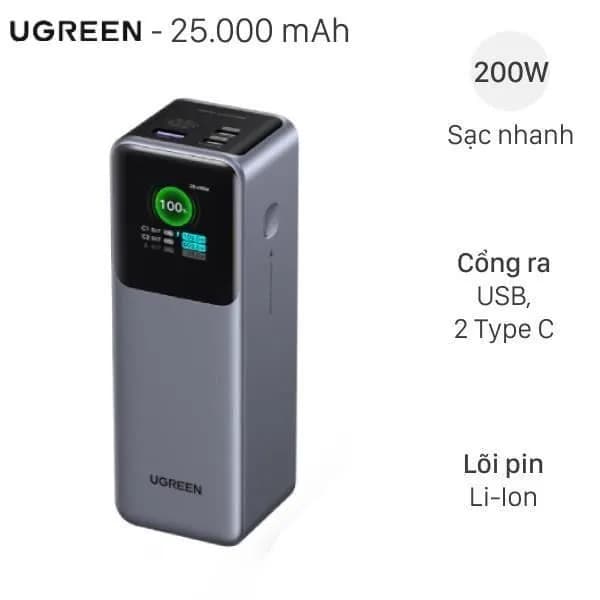 So sánh giá Pin sạc dự phòng Polymer 20000mAh Type C PD QC 3.0 30W Ugreen PB532 rẻ nhất? - Ảnh 12
