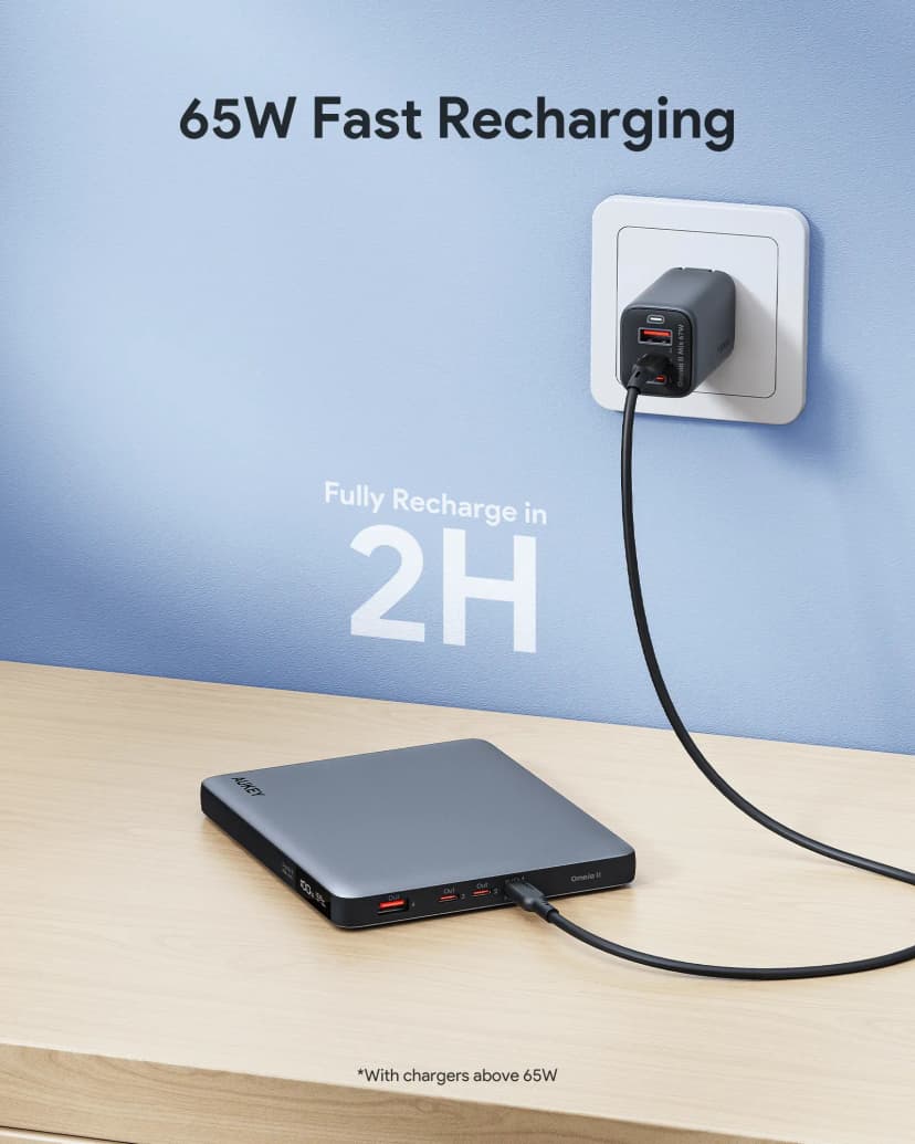 Pin sạc dự phòng Polymer 20000mAh Type C PD QC 3.0 100W Aukey PB-Y44 Sprint X - Giá rẻ nhất hôm nay - Ảnh 9