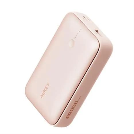 So sánh giá Pin sạc dự phòng Polymer 20000mAh Type C PD QC 3.0 20W Aukey PB-Y57 Spark Mini - Hồng rẻ nhất?