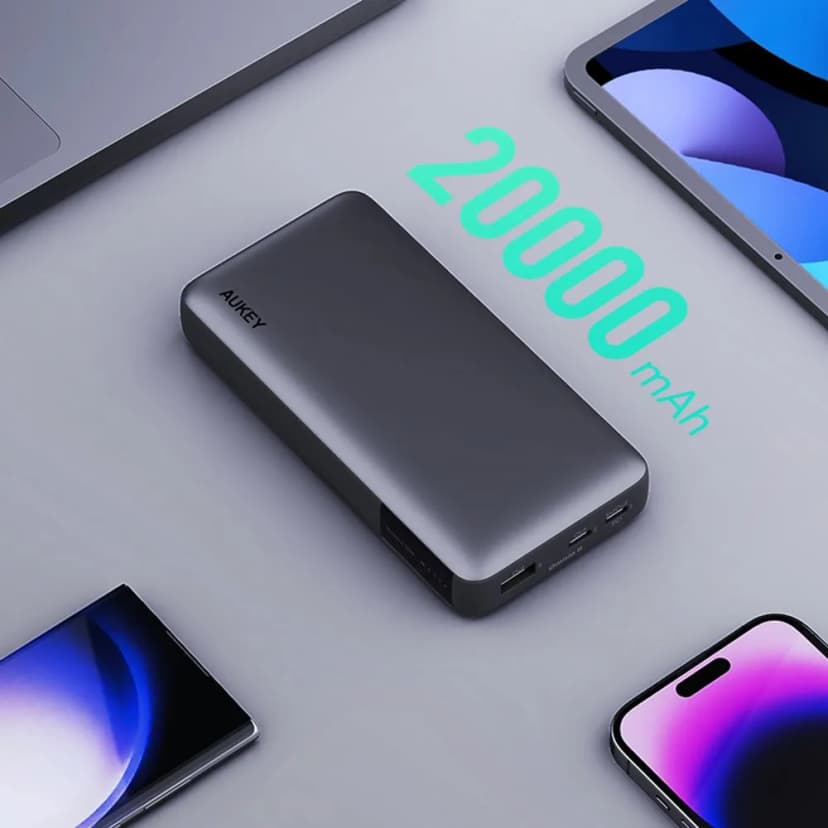 So sánh giá Pin sạc dự phòng Polymer 20000mAh Type C PD QC 3.0 30W Aukey PB-Y42 Sprint X - Tìm sản phẩm giá rẻ nhất - Ảnh 2