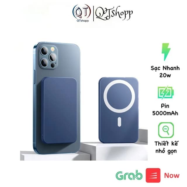 Top 1 so sánh giá Pin sạc dự phòng Polymer 5000mAh không dây 20W Mazer M-MagAir15-PB - Xanh - Tìm sản phẩm giá rẻ nhất - Ảnh 16