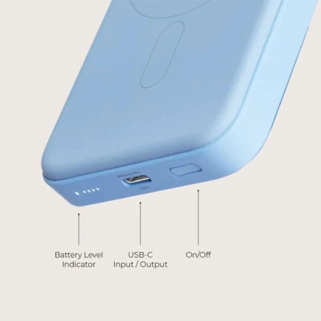 Top 1 so sánh giá Pin sạc dự phòng Polymer 5000mAh không dây 20W Mazer M-MagAir15-PB - Xanh - Tìm sản phẩm giá rẻ nhất - Ảnh 7