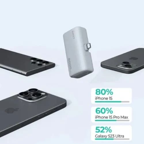 Pin sạc dự phòng Polymer 5000mAh Type C PD QC 3.0 20W Aukey PB-Y59 - Xám Bạc - Giá rẻ nhất hôm nay - Ảnh 12
