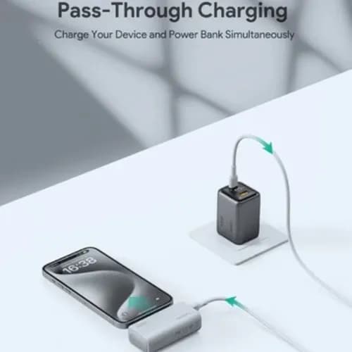 Pin sạc dự phòng Polymer 5000mAh Type C PD QC 3.0 20W Aukey PB-Y59 - Xám Bạc - Giá rẻ nhất hôm nay - Ảnh 17