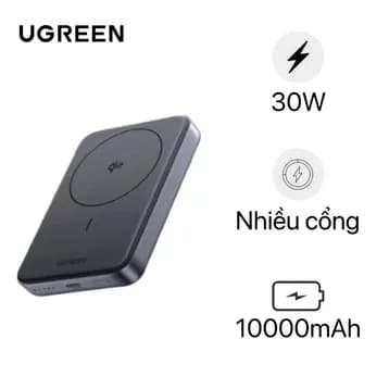 So sánh giá Pin sạc dự phòng Polymer Không dây Magnetic Qi2.2 Type C PD 30W Ugreen PB773 kèm Cáp Type C rẻ nhất? - Ảnh 11