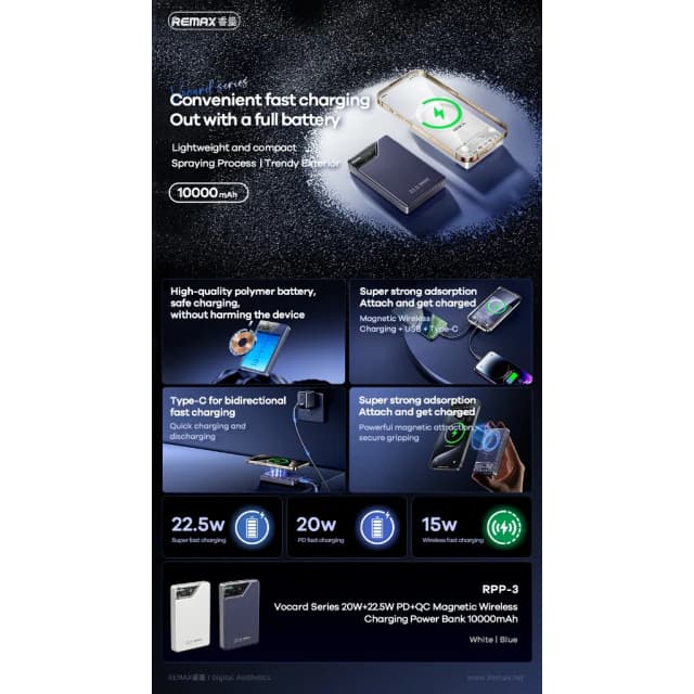 Top 1 so sánh giá Pin sạc dự phòng Solid-state 10000mAh Không dây Magnetic Qi2 Type C PD 30W BMX B939 kèm Cáp Type C - Tìm sản phẩm giá rẻ nhất - Ảnh 48