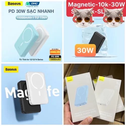 Top 1 so sánh giá Pin sạc dự phòng Solid-state 10000mAh Không dây Magnetic Qi2 Type C PD 30W BMX B939 kèm Cáp Type C - Tìm sản phẩm giá rẻ nhất - Ảnh 59