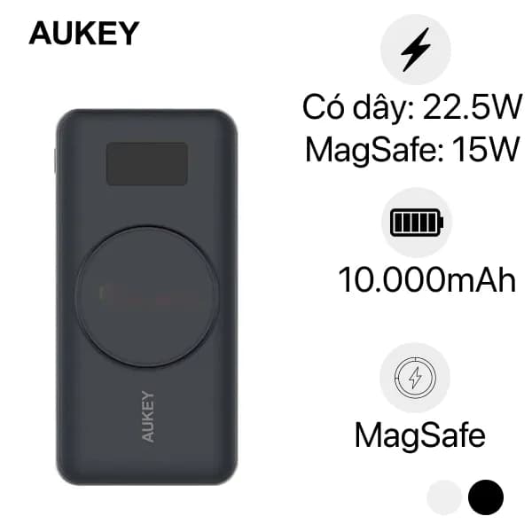 Top 1 so sánh giá Pin sạc dự phòng Solid-state 10000mAh Không dây Magnetic Qi2 Type C PD 30W BMX B939 kèm Cáp Type C - Tìm sản phẩm giá rẻ nhất - Ảnh 94