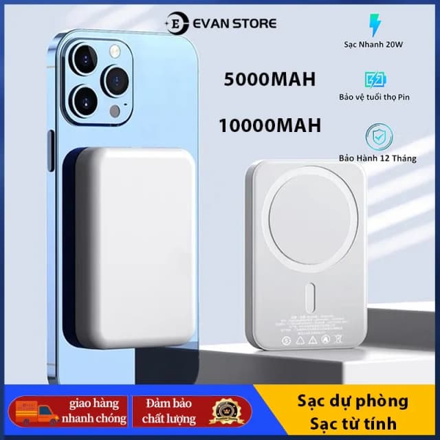 Top 1 so sánh giá Pin sạc dự phòng Solid-state 5000mAh Không dây Magnetic Qi2 Type C PD 20W BMX B939 kèm Cáp Type C - Tìm sản phẩm giá rẻ nhất - Ảnh 2