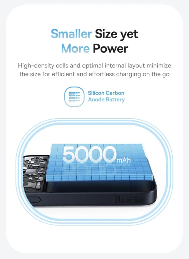 Top 1 so sánh giá Pin sạc dự phòng Solid-state 5000mAh Không dây Magnetic Qi2 Type C PD 20W BMX B939 kèm Cáp Type C - Tìm sản phẩm giá rẻ nhất - Ảnh 68