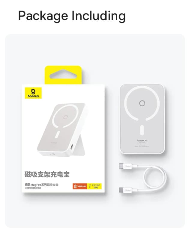 Top 1 so sánh giá Pin sạc dự phòng Solid-state 5000mAh Không dây Magnetic Qi2 Type C PD 20W BMX B939 kèm Cáp Type C - Tìm sản phẩm giá rẻ nhất - Ảnh 8