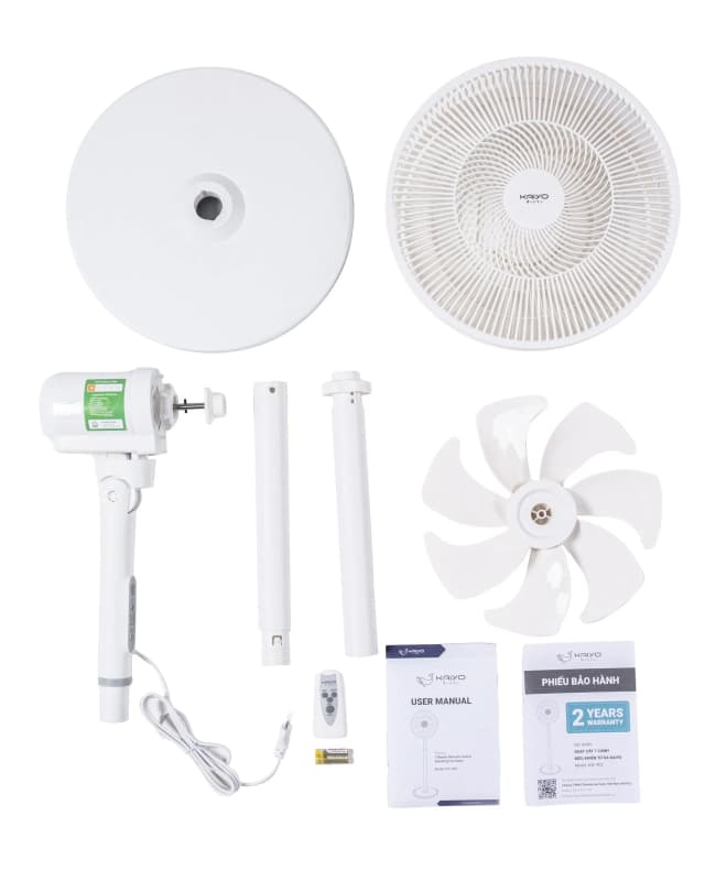 Top 1 so sánh giá Quạt bàn KIOYA 7 cánh FS06 10W - Trắng - Tìm sản phẩm giá rẻ nhất - Ảnh 11