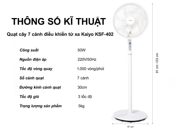 Top 1 so sánh giá Quạt bàn KIOYA 7 cánh FS06 10W - Trắng - Tìm sản phẩm giá rẻ nhất - Ảnh 13