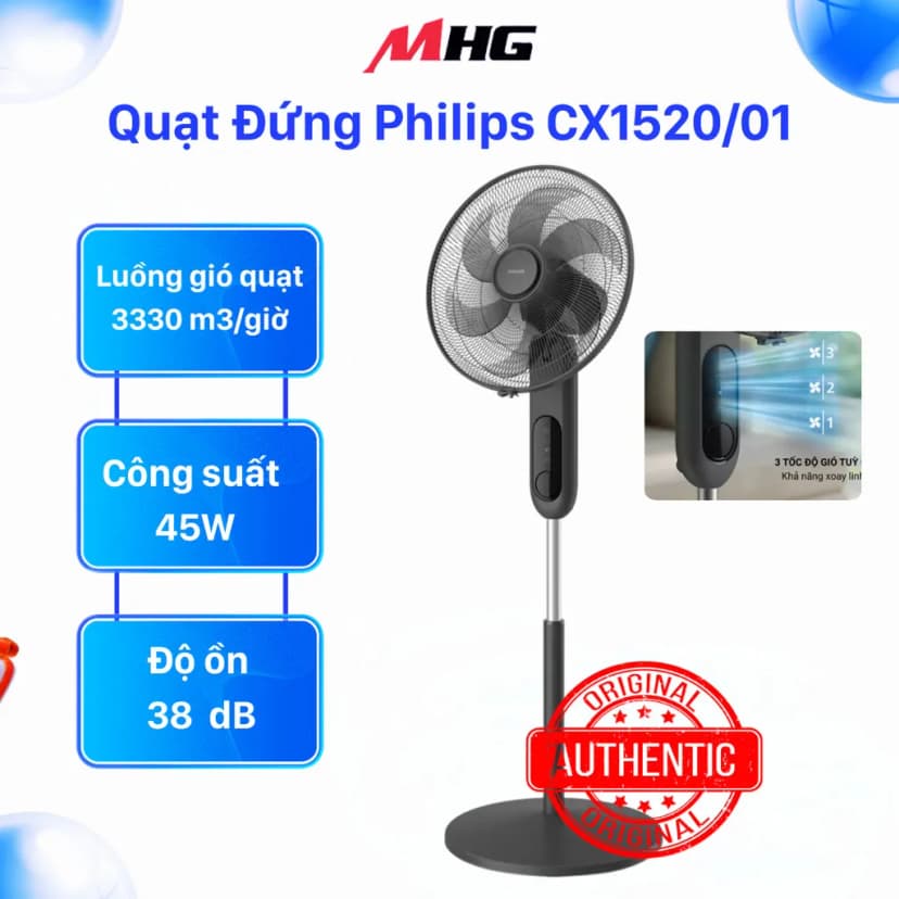 So sánh giá Quạt bàn Philips 5 cánh CX1030/01 35W - Tìm sản phẩm giá rẻ nhất - Ảnh 8