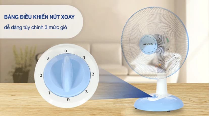 So sánh giá Quạt bàn Senko 3 cánh B1612 47W - Tìm sản phẩm giá rẻ nhất - Ảnh 9