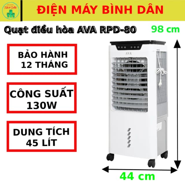 So sánh giá Quạt điều hòa AVA RPD-200 200W rẻ nhất? - Ảnh 5