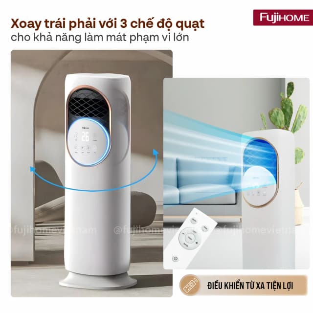 So sánh giá Quạt điều hoà FUJIHOME AC01 60W rẻ nhất? - Ảnh 2