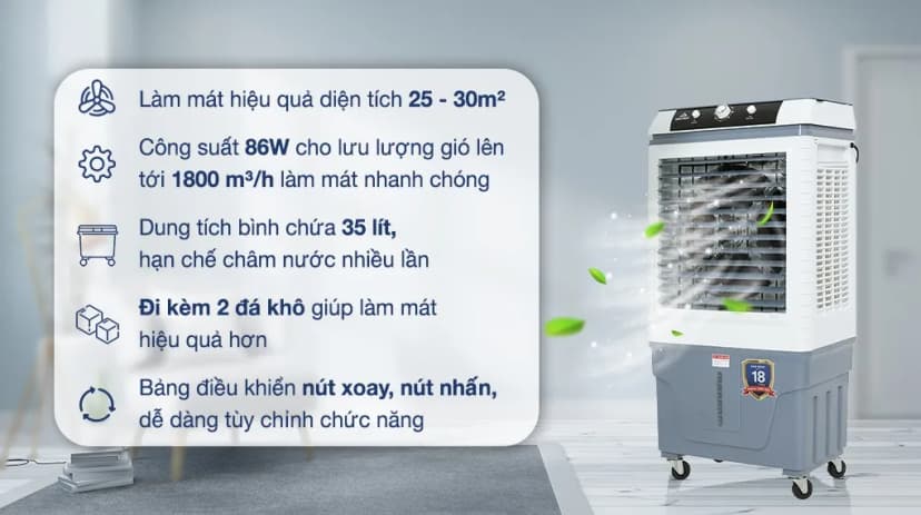 So sánh giá Quạt điều hòa Hòa Phát HPCF1-022 86W - Tìm sản phẩm giá rẻ nhất - Ảnh 4