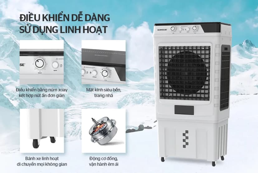 Quạt điều hòa Sunhouse SHD7758 170W - Giá rẻ nhất hôm nay - Ảnh 12