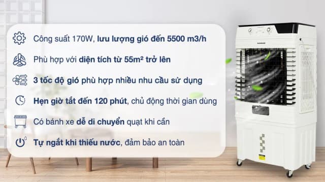 So sánh giá Quạt điều hòa Sunhouse SHD7759 170W rẻ nhất? - Ảnh 5