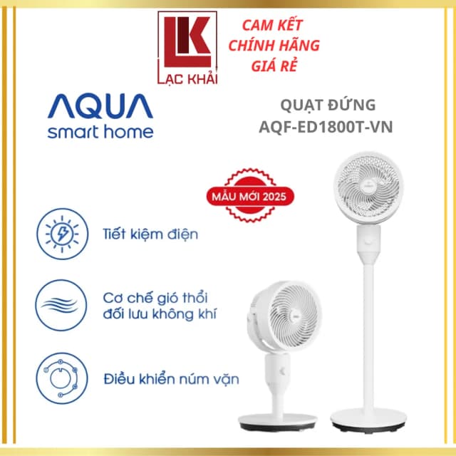 So sánh giá Quạt đứng AQUA 3 cánh AQF-ED1800T(W) 40W rẻ nhất? - Ảnh 11