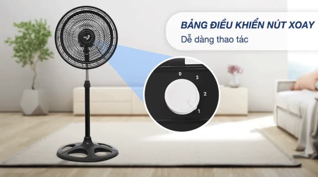So sánh giá Quạt đứng Asia 5 cánh VY619990 55W rẻ nhất? - Ảnh 8