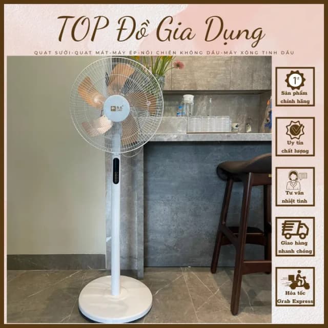 Top 1 so sánh giá Quạt đứng Boss 5 cánh BOSS-88-BLDC 50W - Tìm sản phẩm giá rẻ nhất - Ảnh 7