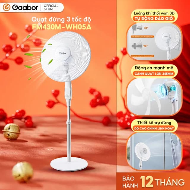 So sánh giá Quạt đứng Gaabor FM430M-WH05A 45W rẻ nhất? - Ảnh 17