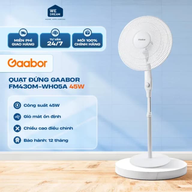 So sánh giá Quạt đứng Gaabor FM430M-WH05A 45W rẻ nhất? - Ảnh 10