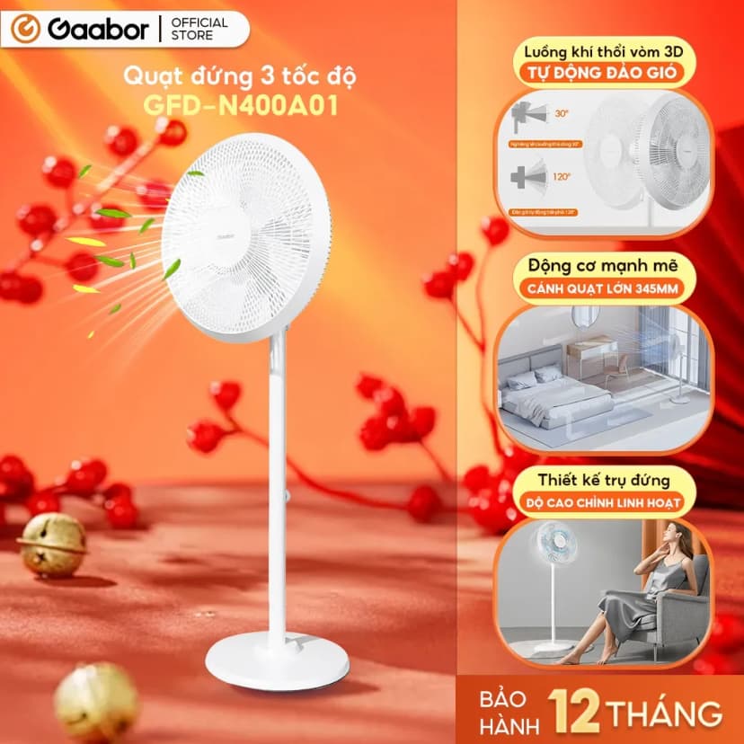 Quạt đứng Gaabor GFD-N400A02 45W - Giá rẻ nhất hôm nay - Ảnh 15
